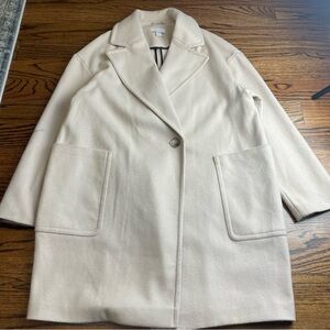 Topshop Cream Trench Coat